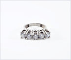 Handmade Zircon 925 Sterling Silver Ring, Handcrafted Zircon Jewelry,Wedding Ring Gift, Anniversary Gift for Her
