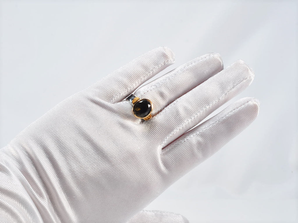 Handmade Color Changing Sultanite Silver  Ring, Handcrafted Sultanite Jewelry,Gift for Her