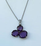 Handmade Amethyst 925 Sterling Silver Necklace: Gemstone Jewelry