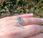 Handmade Aquamarine Ring: 925 Sterling Silver Jewelry Gift