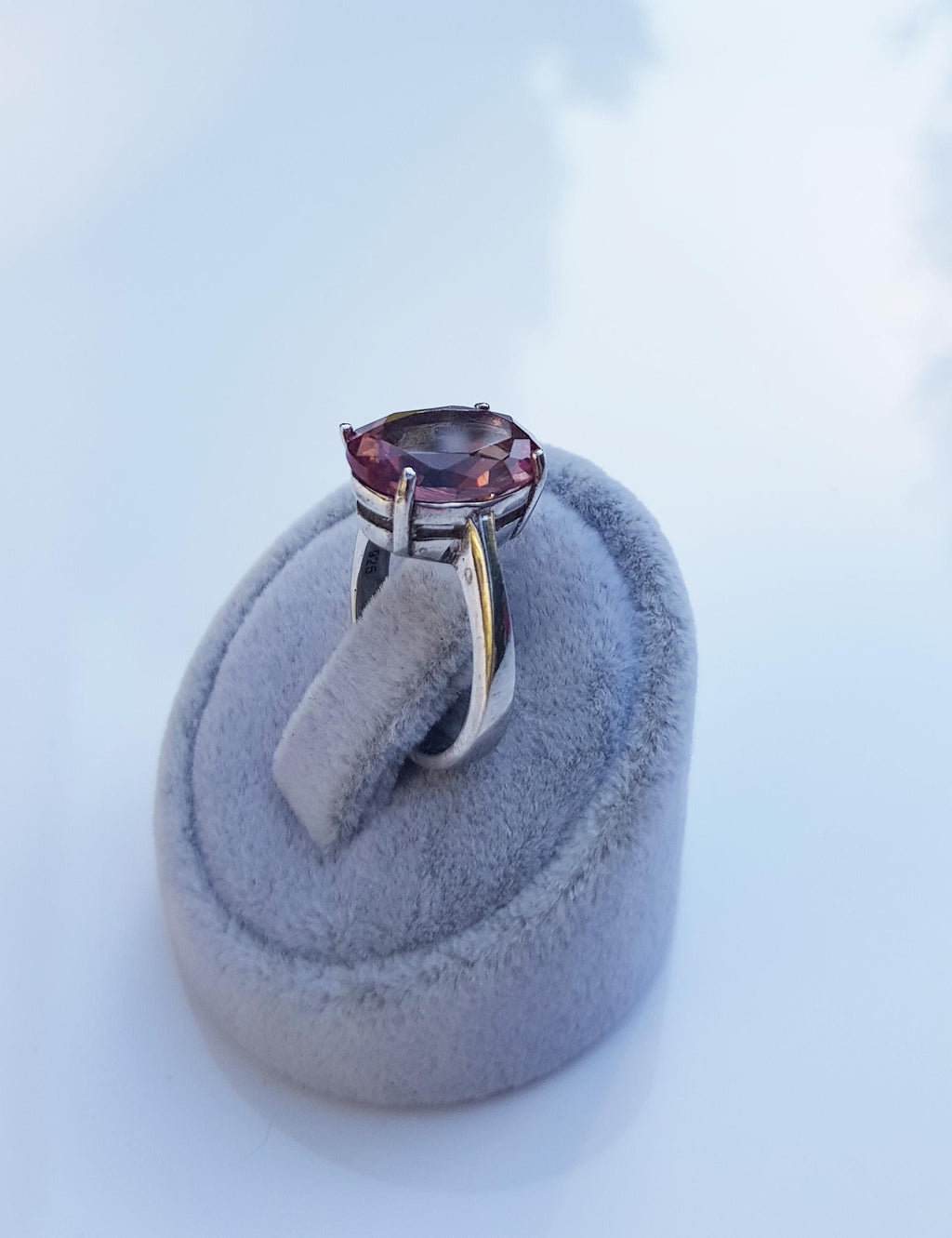 Handmade Color Changing Sultanite Silver Ring: Turkish Gemstone Jewelry