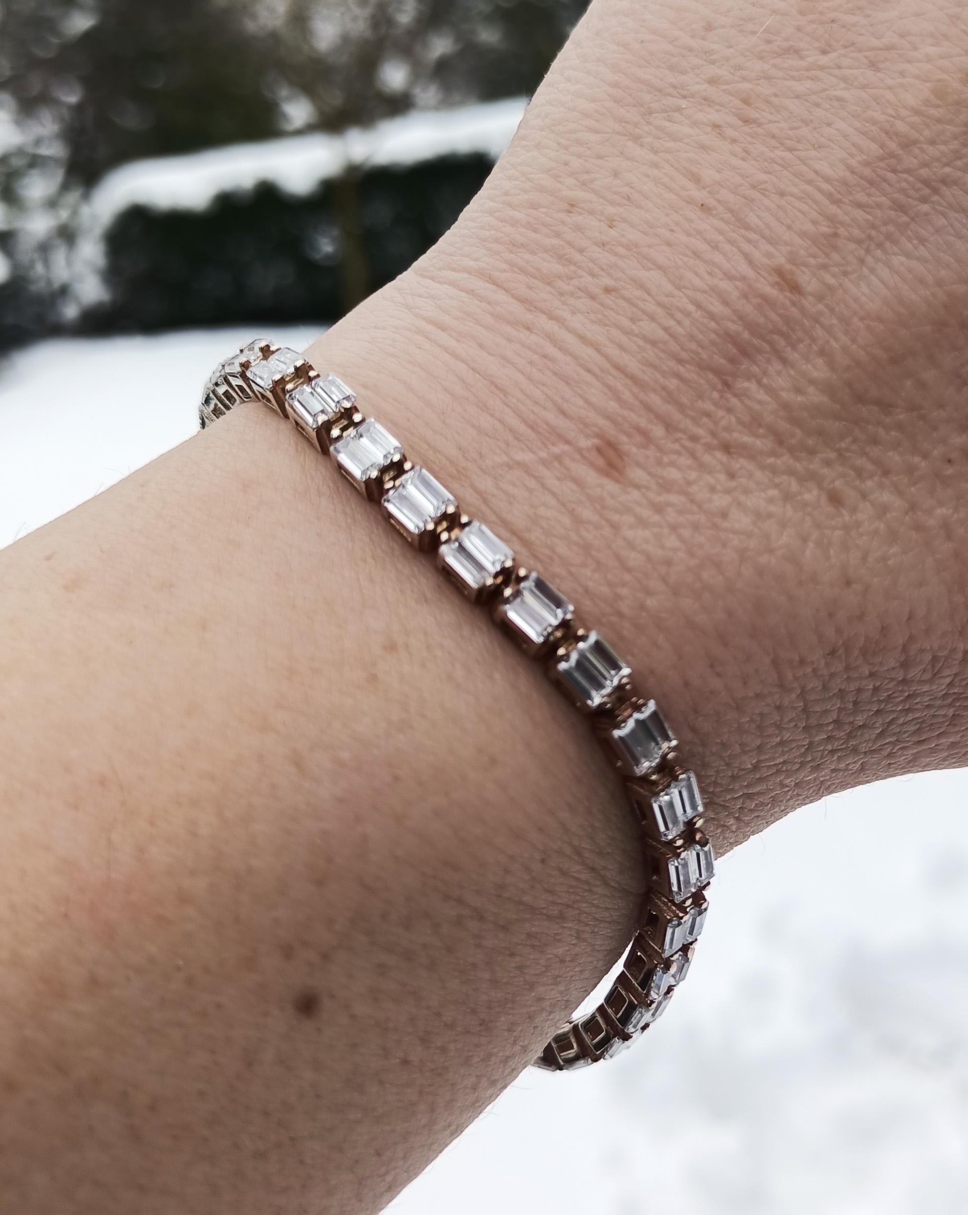 Handmade Genuine Zircon Gemstone Rose Silver Bracelet, Zircon Bracelet Jewelry,Handcrafted, Gift For Her, Wedding Gift