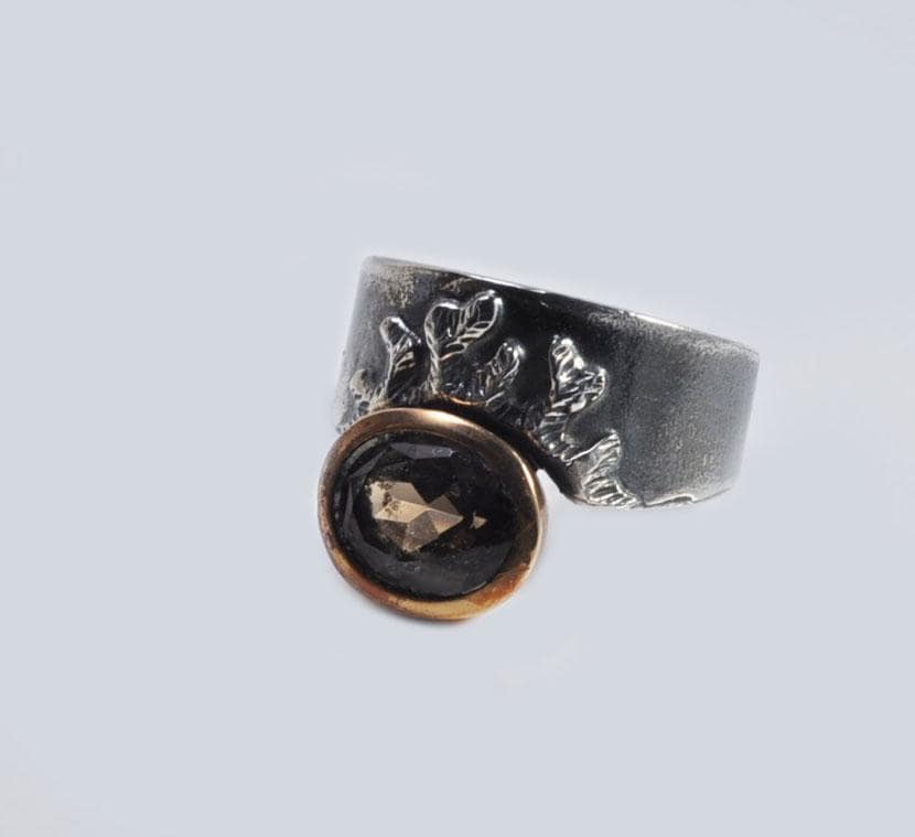 Handmade Color Changing Sultanite Silver Ring,Handcrafted Sultanite Jewelry,Gift for Her