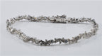 Handmade Genuine Zircon Gemstone Silver Bracelet, Zircon Bracelet Jewelry,Handcrafted, Gift For Her, Wedding Gift