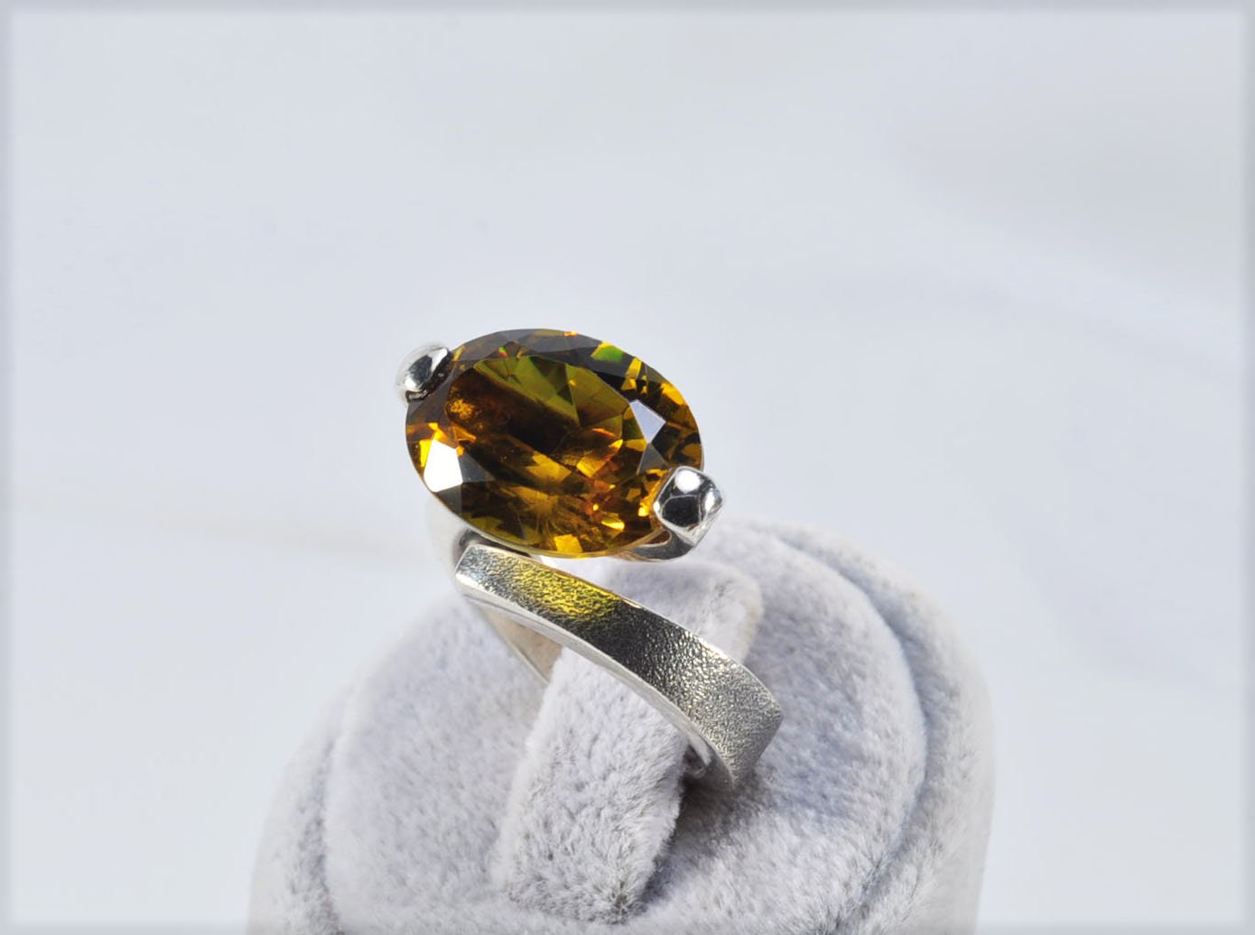 Handmade Color Changing Sultanite Silver Ring, Handcrafted Sultanite Ring Jewelry,Wedding Ring Gift, Anniversary Gift,Gift for Her