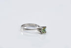 Handmade Color Changing Sultanite Silver Ring: Turkish Gemstone Jewelry