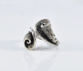 Handmade Marcasite Silver Ring, Handcrafted Marcasite Jewelry,Wedding Ring Gift, 925 Sterling Silver Marcasite Ring,Gift for her