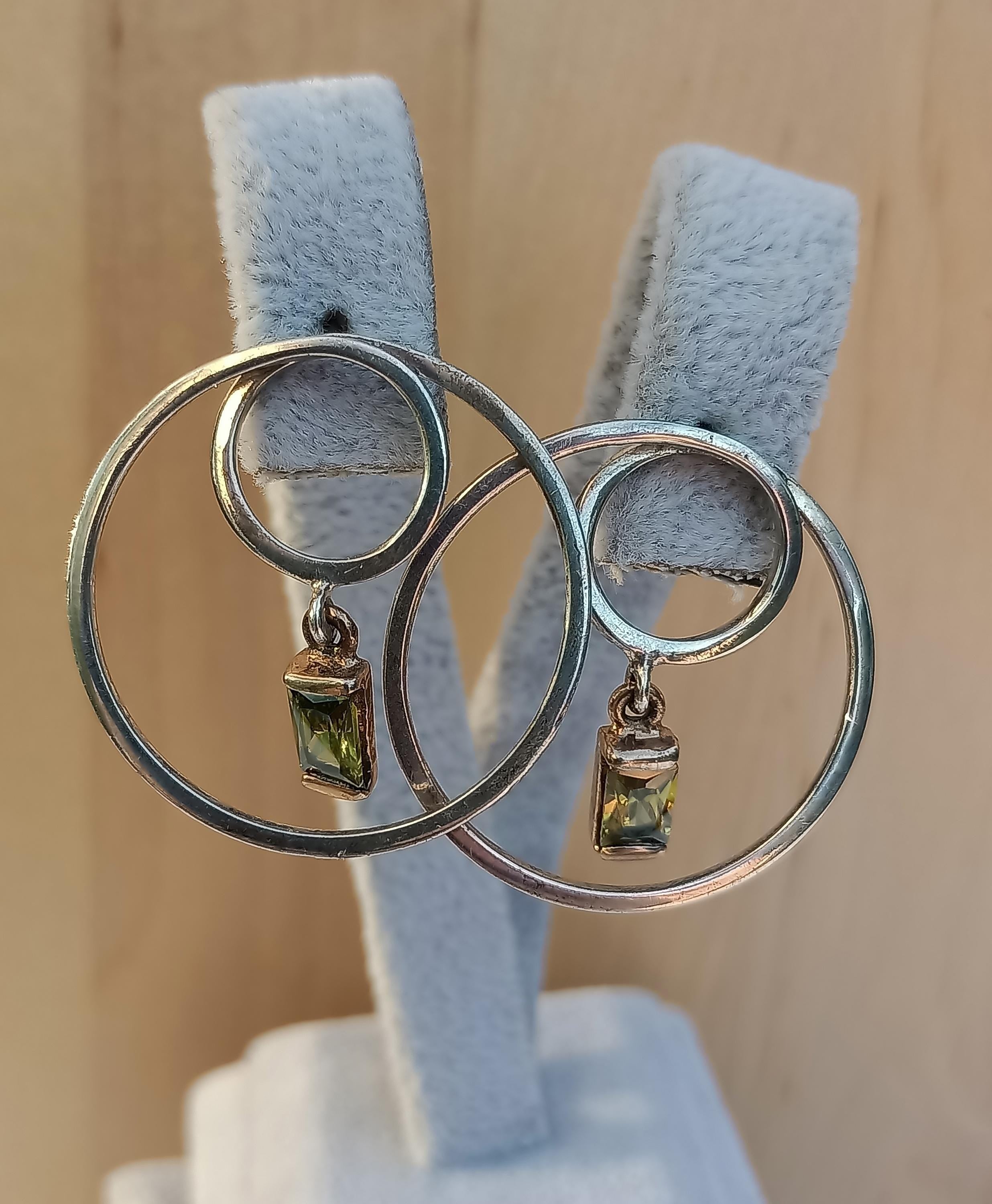 Handmade Citrine Sterling Silver Earrings: 925 Gemstone Jewelry