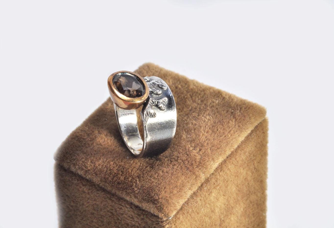 Handmade Color Changing Sultanite Silver Ring,Handcrafted Sultanite Jewelry,Gift for Her