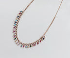 Elegant Multicolor Zircon Pendant Necklace – Authentic Rose Silver Jewelry