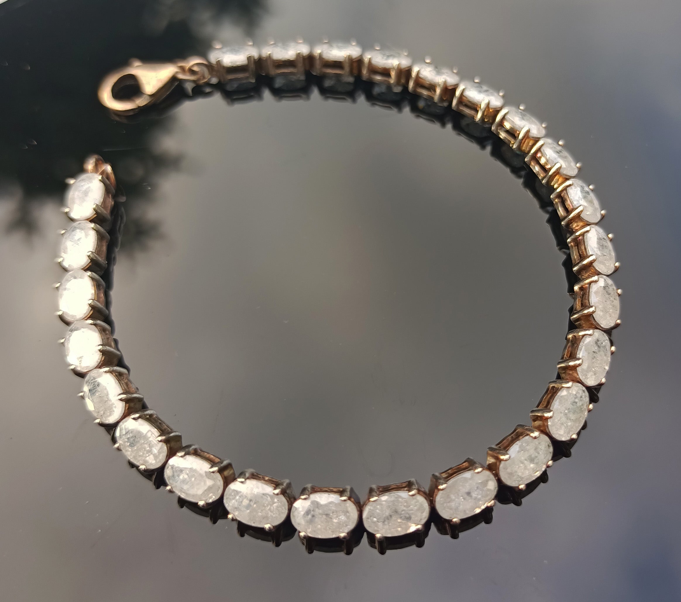 Unique Handmade Najaf Stone Bracelet – Genuine 925 Silver Gift Idea