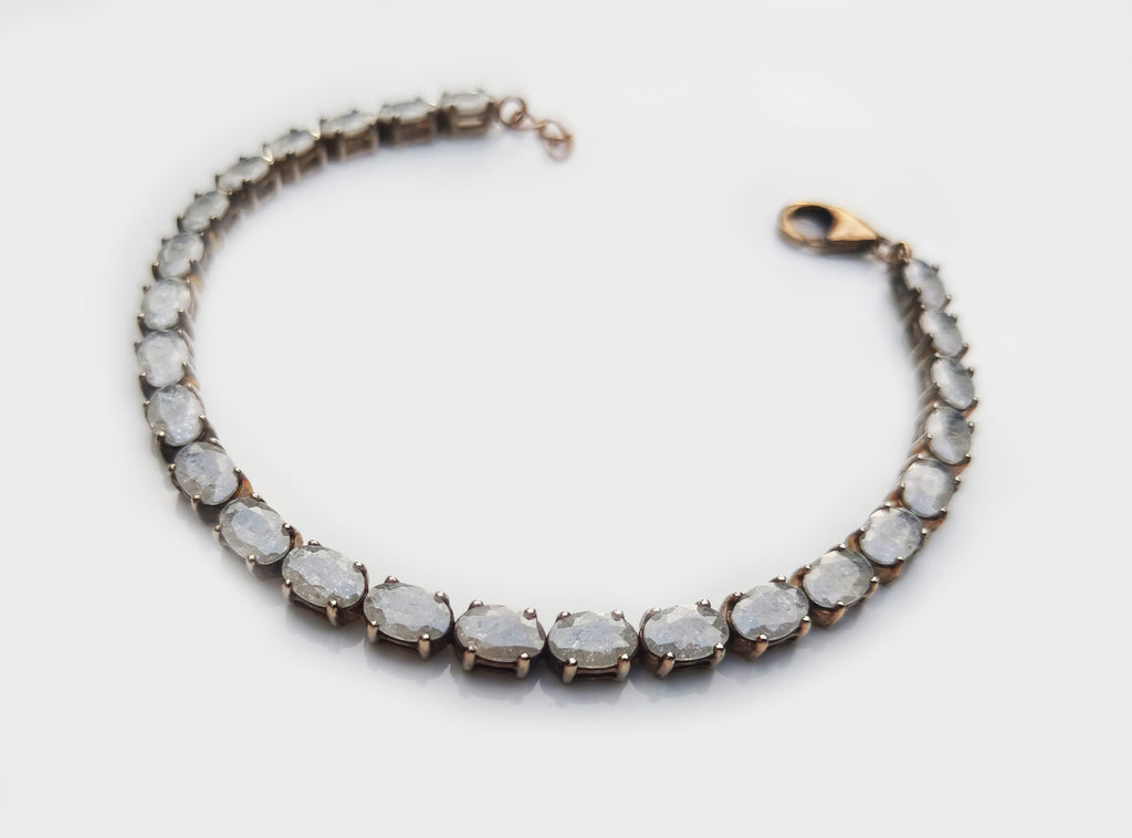 Unique Handmade Najaf Stone Bracelet – Genuine 925 Silver Gift Idea
