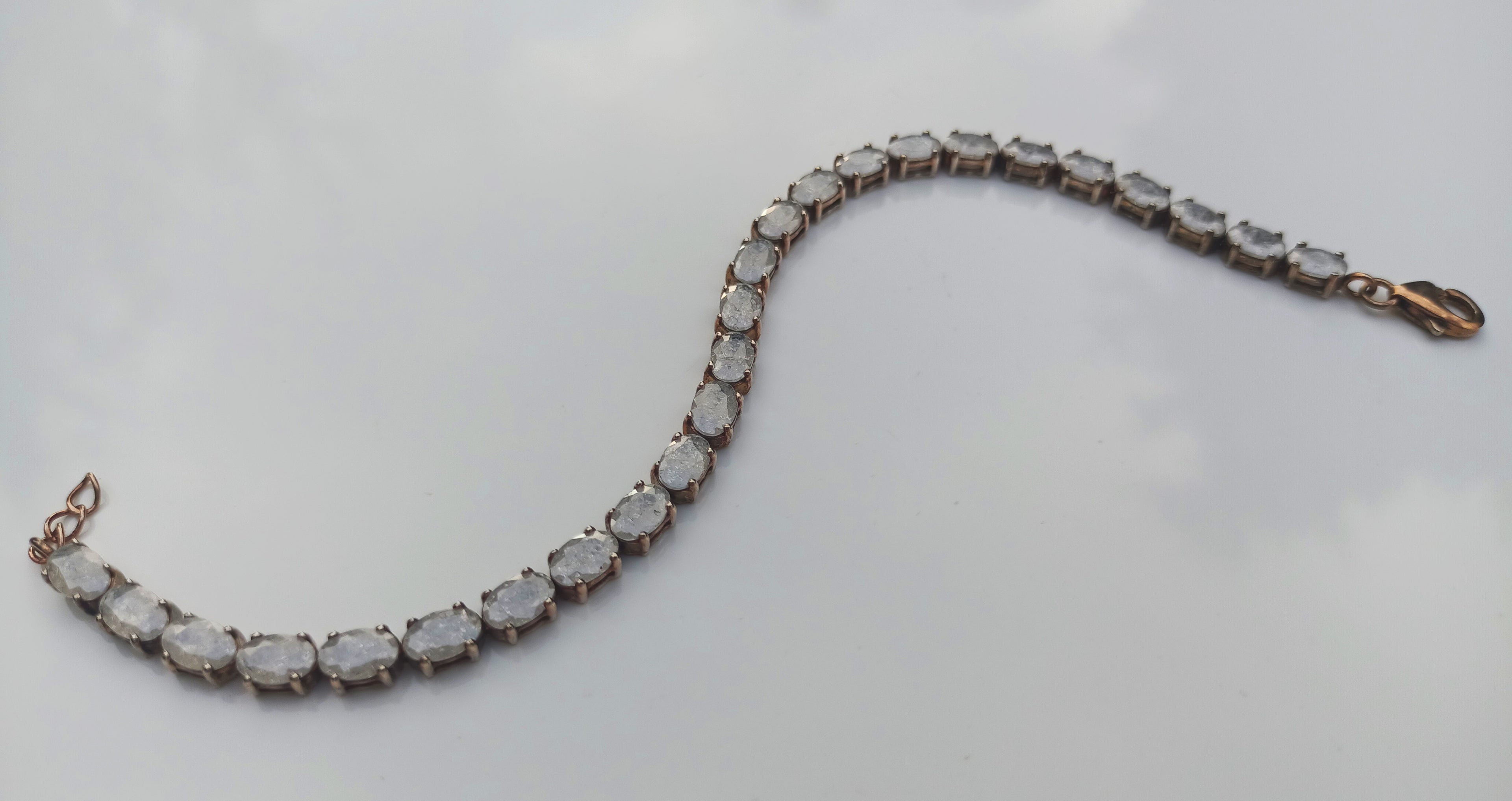Unique Handmade Najaf Stone Bracelet – Genuine 925 Silver Gift Idea