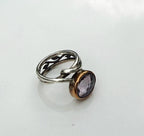Handmade Amethyst Sterling Silver Ring: February Birthstone Jewelry