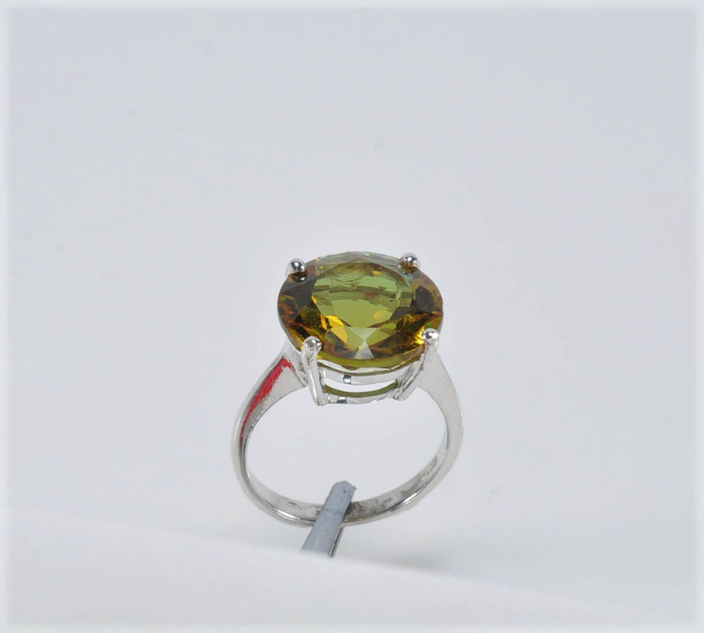 Handmade Sultanite Silver Ring: Color Changing Gemstone Jewelry