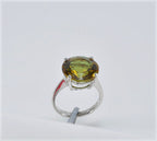 Handmade Sultanite Silver Ring: Color Changing Gemstone Jewelry