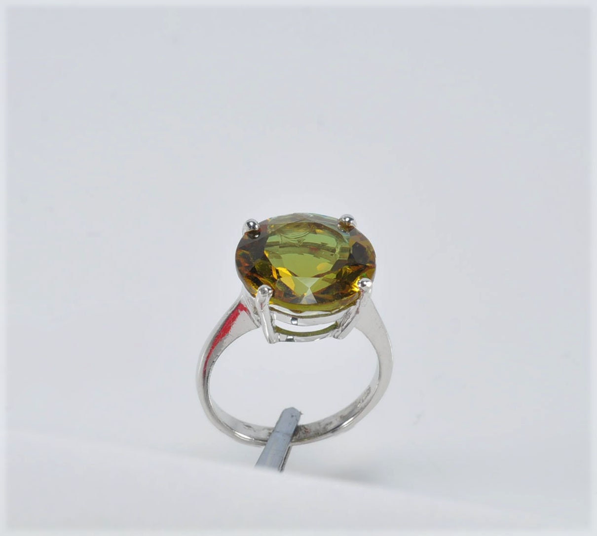 Handmade Sultanite Silver Ring: Color Changing Gemstone Jewelry