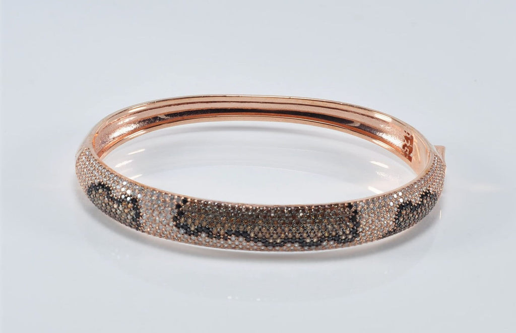 Handmade Genuine Zircon Gemstone Rose Silver Bracelet, Zircon Bracelet Jewelry,Handcrafted, Gift For Her, Wedding Gift