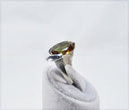 Handmade Sultanite Silver Color Changing Ring, Handcrafted Sultanite Jewelry,Wedding Ring Gift, Birthday Gift ,Gift for Her