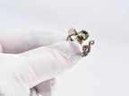 Handmade Sultanite Silver Color Changing Ring, Handcrafted Sultanite Jewelry,Wedding Ring Gift, Sultanite Art Deco Ring,Gift for Her