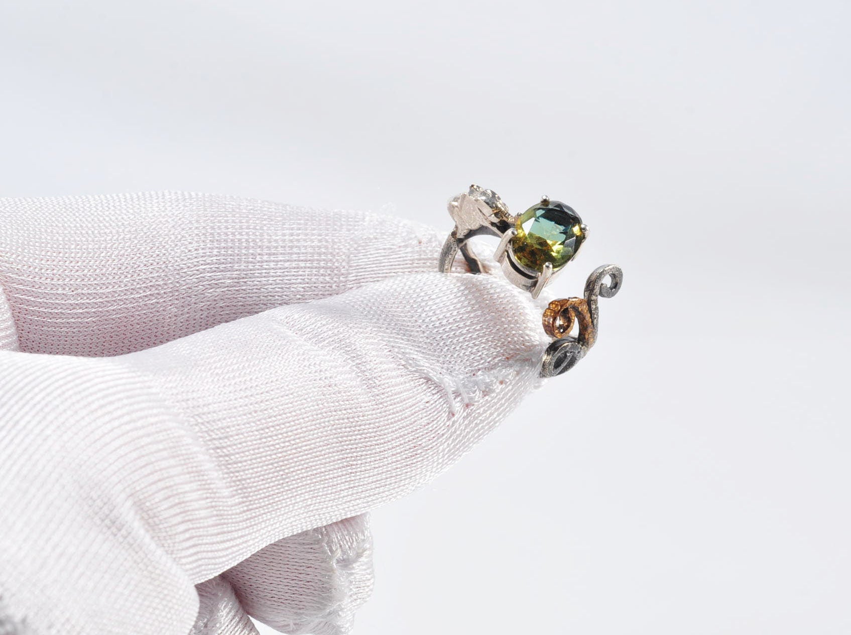 Handmade Sultanite Silver Color Changing Ring, Handcrafted Sultanite Jewelry,Wedding Ring Gift, Sultanite Art Deco Ring,Gift for Her