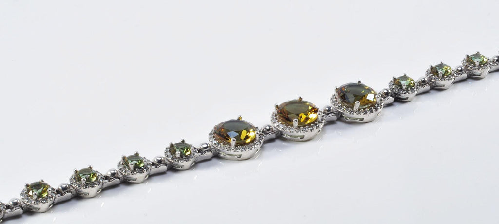 Handmade Genuine Color changing Sultanite Gemstone Silver Bracelet, Sultanite Bracelet Jewelry,Handcrafted Gift For Her