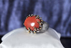 Handmade Genuine Goldstone Silver Ring, Handcrafted Goldstone Silver Ring Jewelry,Gift for Her