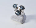 Handmade Aquamarine Ring: 925 Sterling Silver Jewelry Gift
