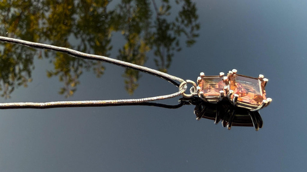 Handmade Sultanite Silver Necklace: 925 Sterling Silver, Color Changing Gemstone