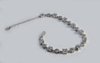 Handmade Genuine Zircon Gemstone Silver Bracelet, Zircon Bracelet Jewelry,Handcrafted Zircon Gift For Her