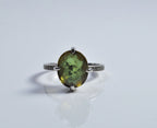 Handmade Color Changing Sultanite Silver Ring, Handcrafted Sultanite Jewelry,Wedding Ring Gift, Sultanite Anniversary Ring,Gift for Her