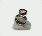 Handmade Amethyst Sterling Silver Ring: February Birthstone Jewelry