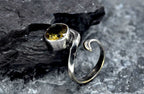 Handmade Genuine Sultanite Silver Ring,Color changing Sultanite Jewelry