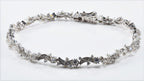 Handmade Genuine Zircon Gemstone Silver Bracelet, Zircon Bracelet Jewelry,Handcrafted, Gift For Her, Wedding Gift