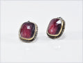 Handmade Genuine Natural Ruby Silver Earring,Ruby Earring Jewelry,Handcrafted Earring Gift for Her
