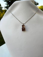 Handmade Sultanite Silver Necklace: 925 Sterling Silver, Color Changing Gemstone