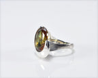 Handmade Sultanite Silver Color Changing Ring, Handcrafted Sultanite Jewelry,Wedding Ring Gift, Birthday Gift ,Gift for Her