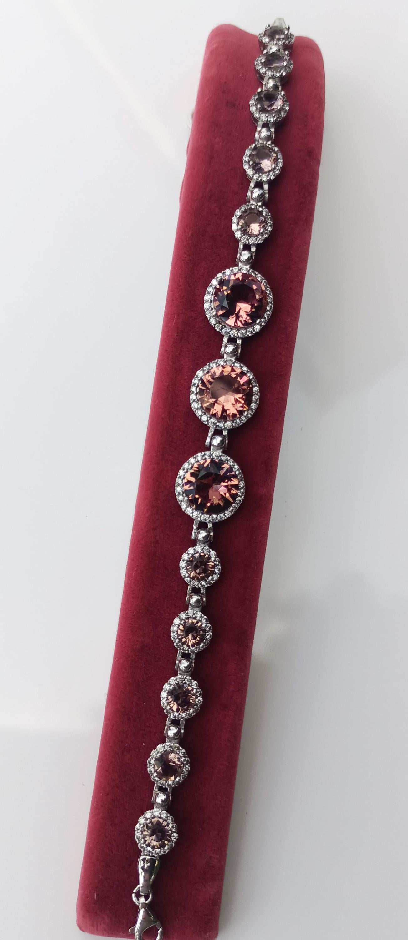 Handmade Genuine Color changing Sultanite Gemstone Silver Bracelet, Sultanite Bracelet Jewelry,Handcrafted Gift For Her