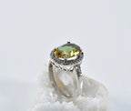 Handmade Color Changing Sultanite Ring, 925 Sterling Silver Jewelry