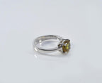 Handmade Color Changing Sultanite Silver Ring: Turkish Gemstone Jewelry