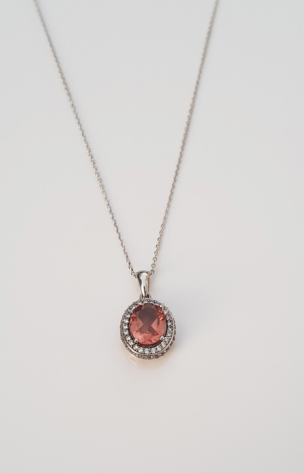 Handmade Sultanite & Zircon 925 Sterling Silver Necklace - Color Changing Gemstone