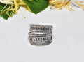 Handmade Zircon Silver Ring,925 Sterling Silver Genuine Zircon Ring,Zircon Jewelry Gift for Her, Wedding Ring Gift