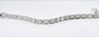 Handmade Genuine Baguette Zircon Gemstone Silver Bracelet, Zircon Bracelet Jewelry,Handcrafted, Gift For Her, Wedding Gift