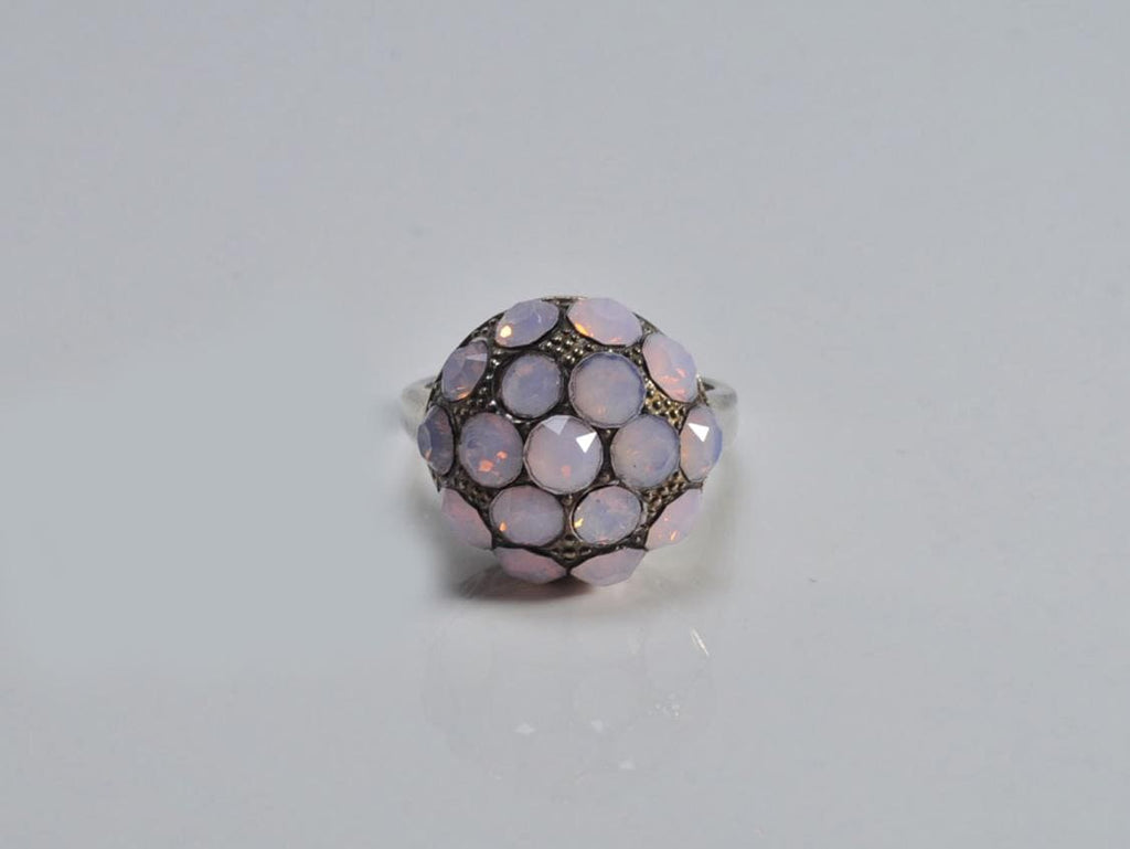 Handmade Genuine Pink Quartz Silver Ring,Pink Quartz Ring Jewelry, 925 Sterling Silver Pink Quartz Ring,Anniversary Gift