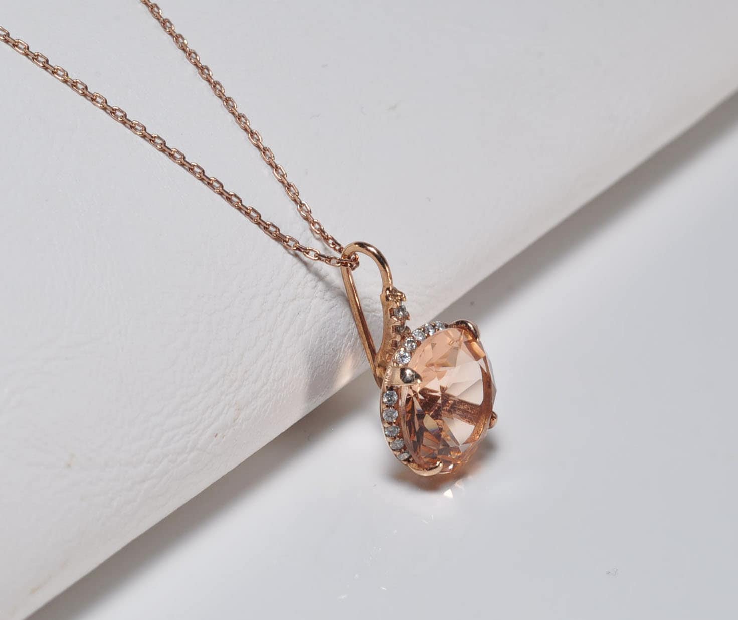 Handmade Citrine Silver Necklace,925 Sterling Silver Genuine Authentic Necklace, Citrine Gemstone Jewelry Gift for Her
