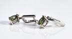 Handmade Sultanite Drop Earrings in Sterling Silver, Color‑Changing Gemstone Jewelry