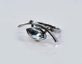 Handmade Aquamarine Ring: 925 Sterling Silver Jewelry Gift