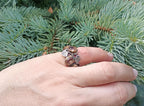 Handmade Color Changing Sultanite Silver Ring: Turkish Gemstone Jewelry