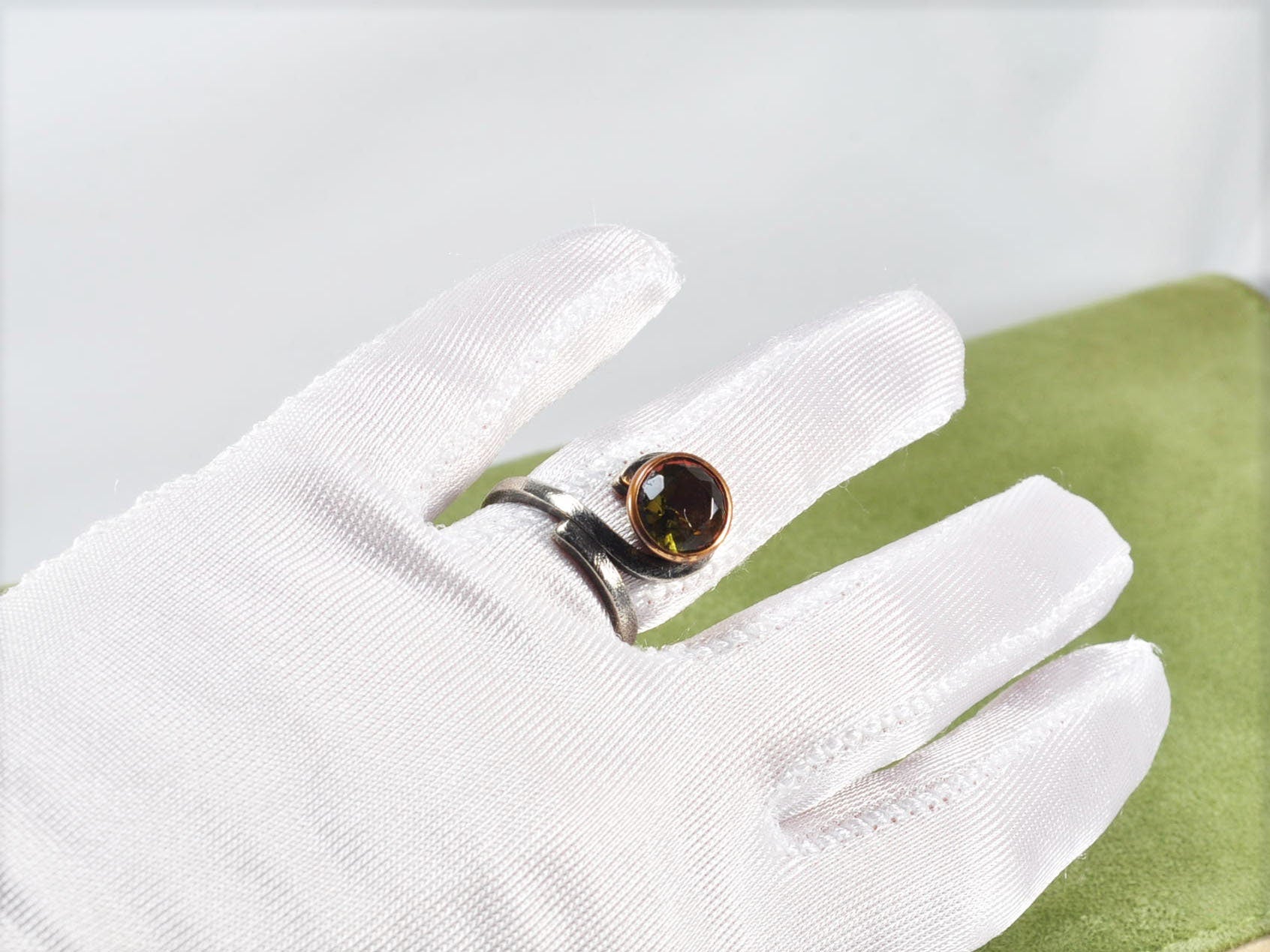 Handmade Sultanite Silver Color Changing Ring: December Birthstone