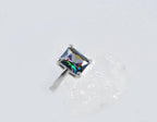 Handmade Genuine Mystic Topaz Silver Ring, Mystic Topaz Sterling Silver Jewelry,Mystic Topaz Gemstone Ring,Anniversary Ring Gift for Her
